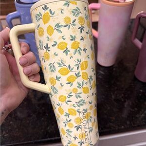 BrüMate Lemon Patterned Insulated Tumbler